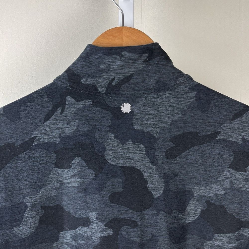 Yogalicious Black Camo 1/4 Zip Pullover Shirt Top Athletic‎ Womens Large - Picture 5 of 6